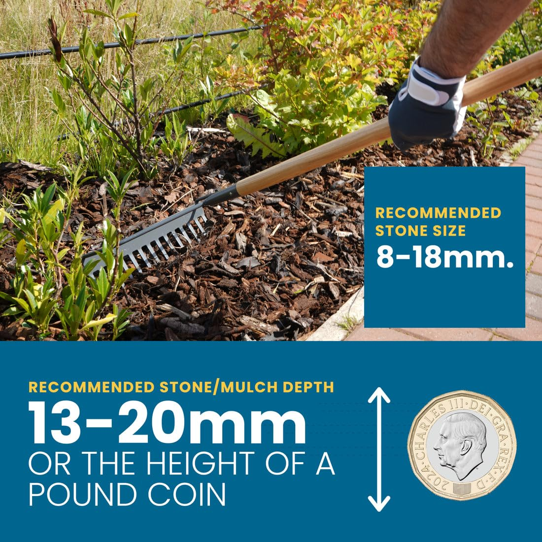 EASIHOLD - 5L XL Gravel Glue for Bonding Stones, Mulch and Gravel on Borders, Patios and Garden Paths. Lasts up to 3 Years, Non Toxic, Ready to Use. image number 6