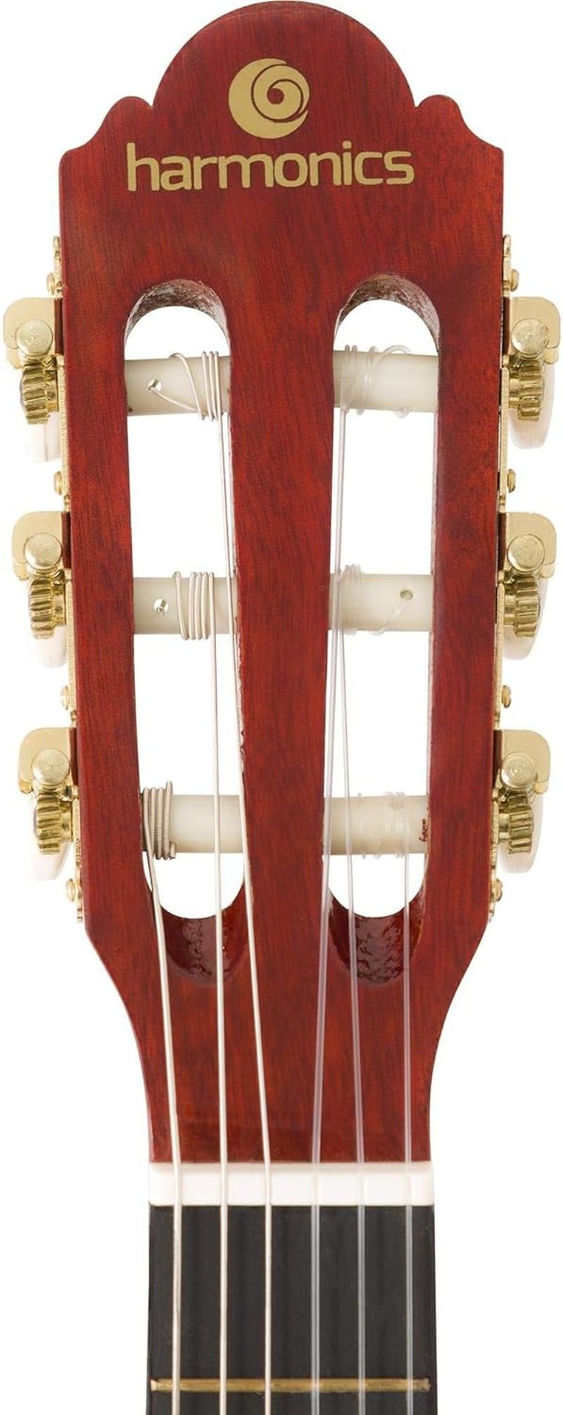 Harmonics GK-10NT Kids Acoustic Guitar for Children, Nylon Guitar Musical Instrument for Young Musicians 1/4 Size, Natural image number 3
