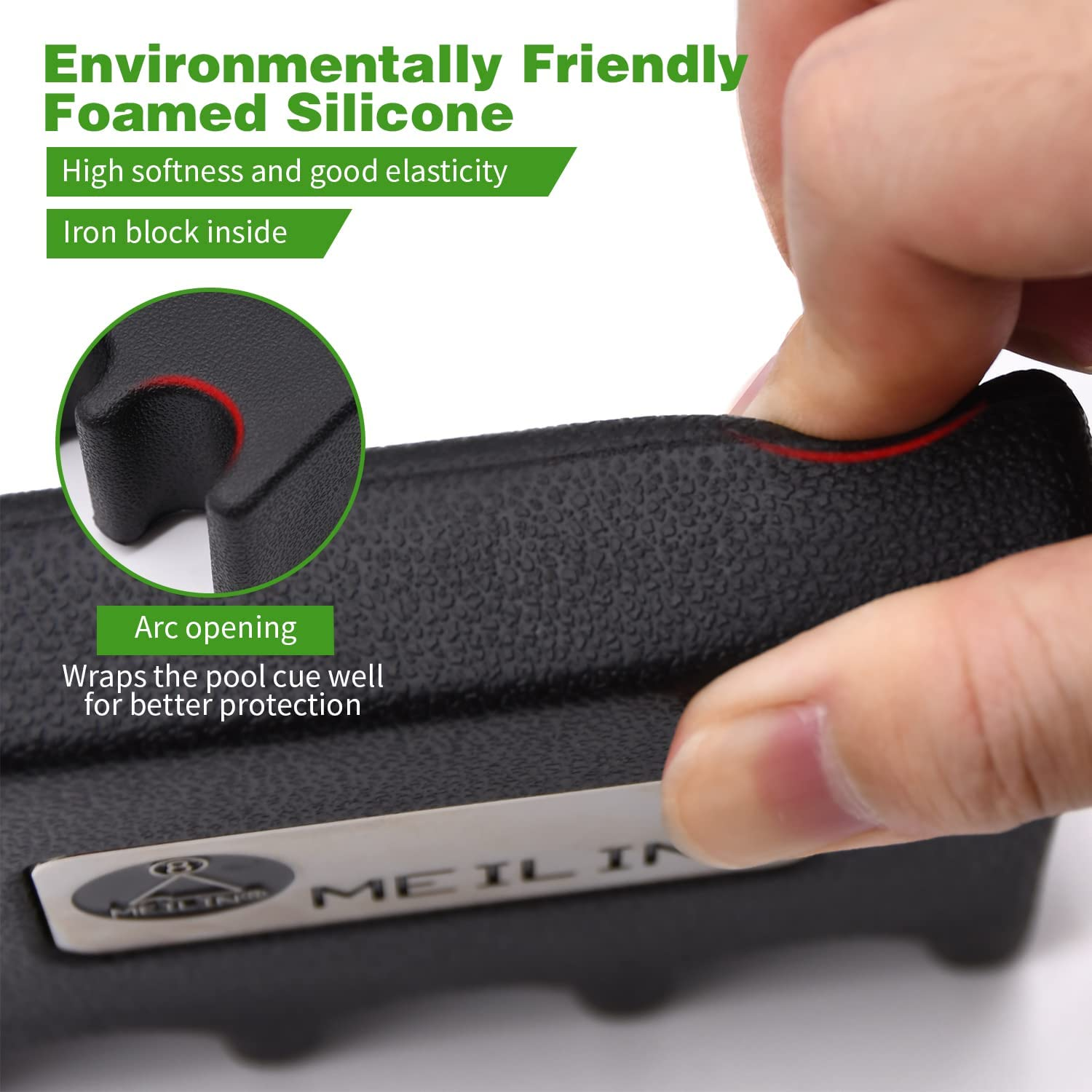 Pool Cue Holder, 4-Cue Portable Pool Stick Holder for Table, Weighted & Durable Billiard Cue Holder, Mini Stick Holder for Pool Cues, Pool Cue Holder Claw image number 6