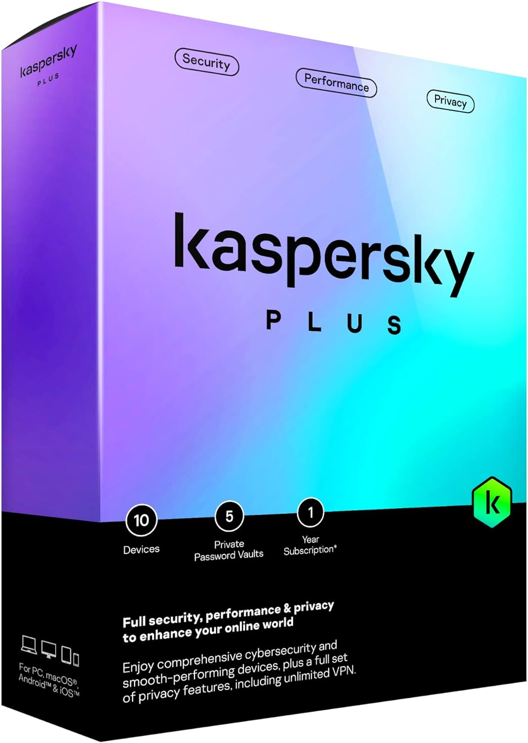 Kaspersky plus 5 Devices 2 Years Licese Key Card