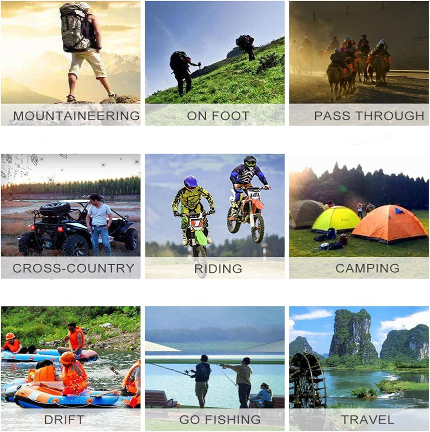 Yunyunstrap Mens Canvas Web Belt, Cut to Fit Size up to 69" with Flip-Top Solid Black Military Buckle, 2 Pack image number 5