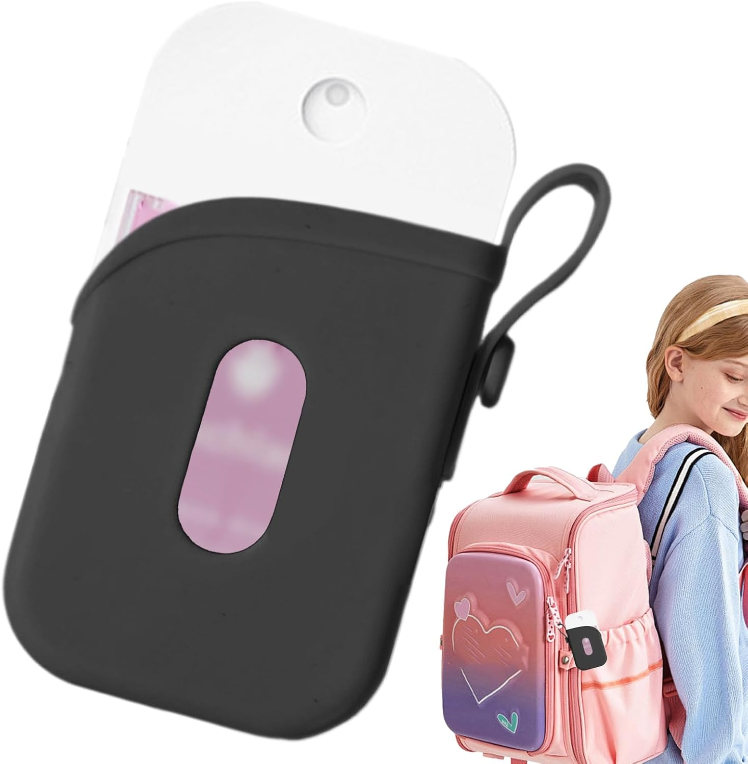 Stibtmr Cosmetic Bottle Cover | Protective Silicone Cosmetic Cover - Stylish Design Protective Cover for Makeup Remover Perfume Detergent image number 2