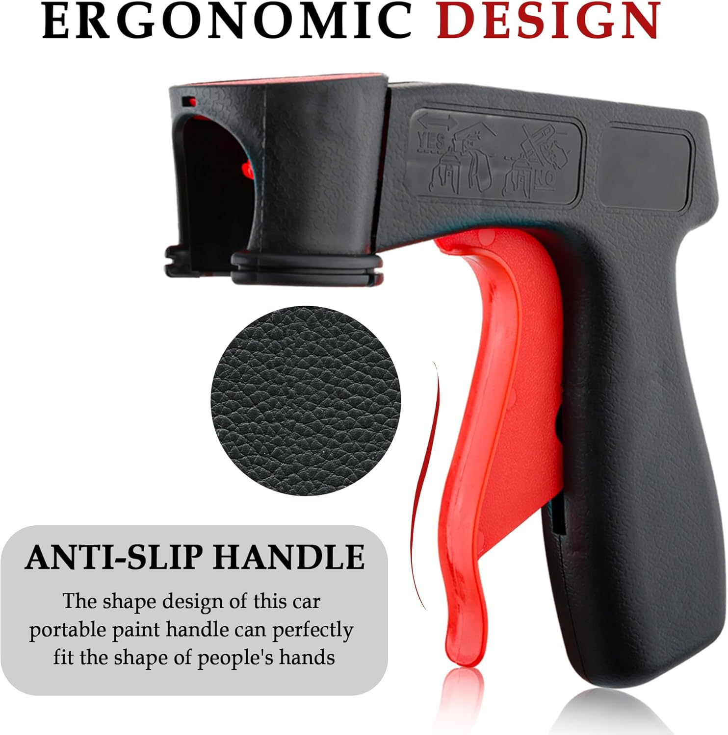2PCS Spray Can Trigger Handle with Full Hand Grip,Reusable Paint Handle with Trigger to Convert Spray Cans to Paint Sprayer,Automotive Paint Sprayer Suitable for Body Repair Paint Sprayer image number 6