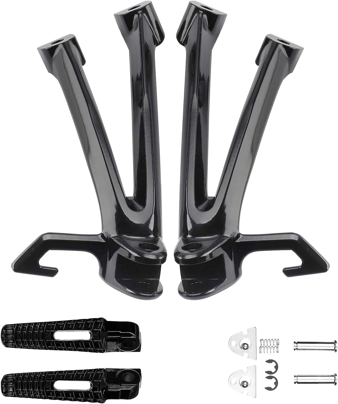 Motorcycles Black Rear Passenger Foot Peg Bracket for Suzuki Gsxr600 Gsxr750 2006 2007 image number 3