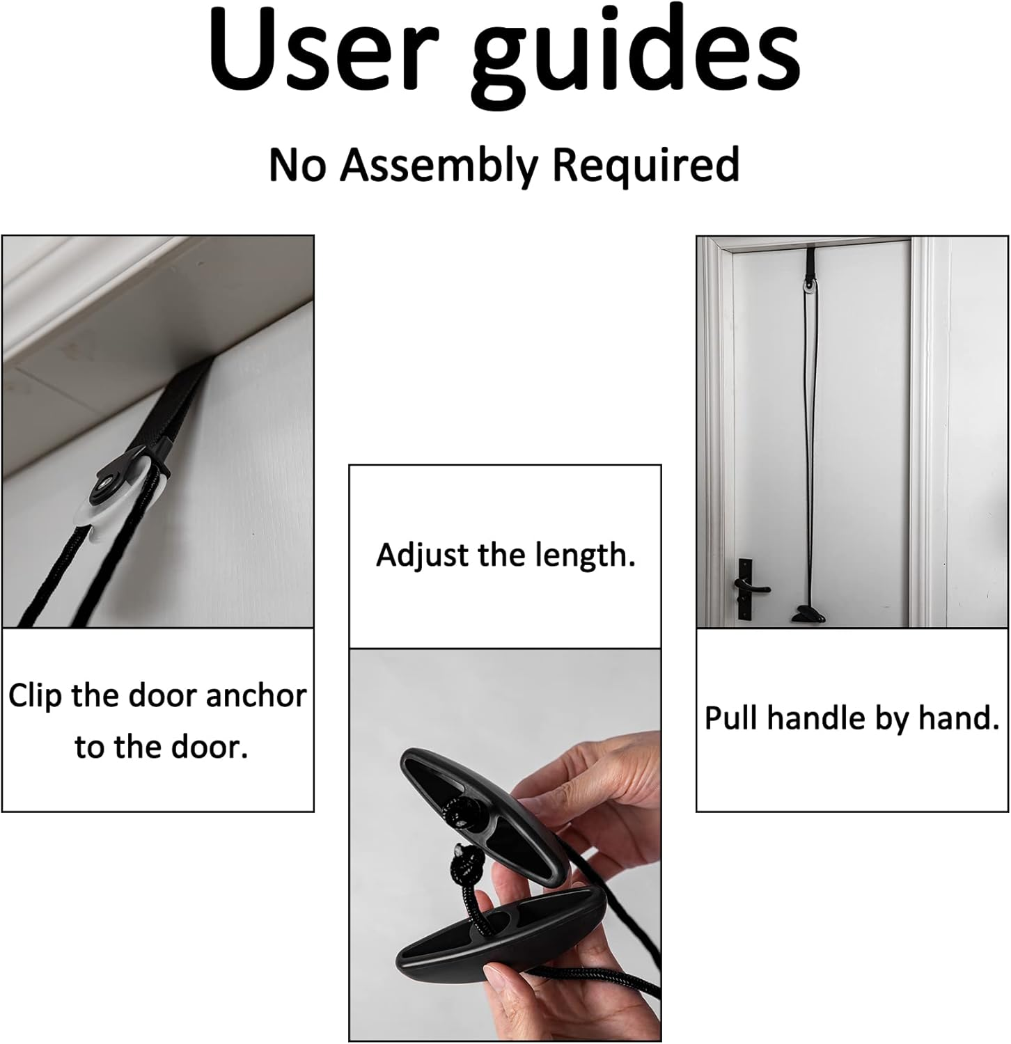 Shoulder Pulley over the Door Physical Therapy System, Exercise Pulley, Alleviate Shoulder Pain and Facilitate Recovery from Surgery - Pink image number 3