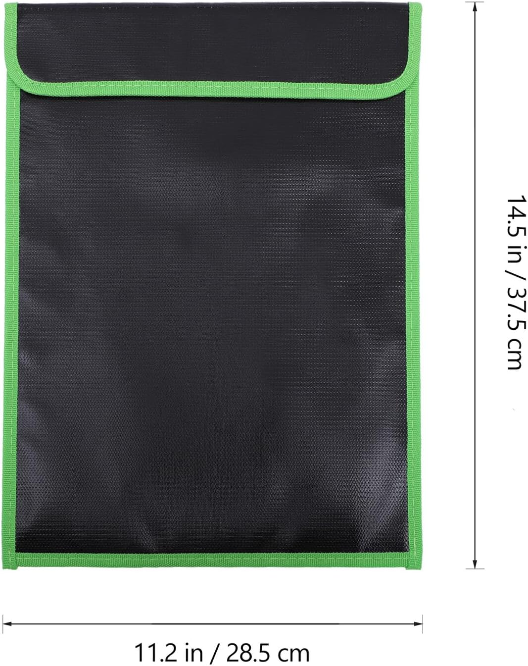 VILLCASE Fireproof File Storage Pouch Portable Document Holder Fiberglass Cloth Safety Bag for Passports Cash Certificates