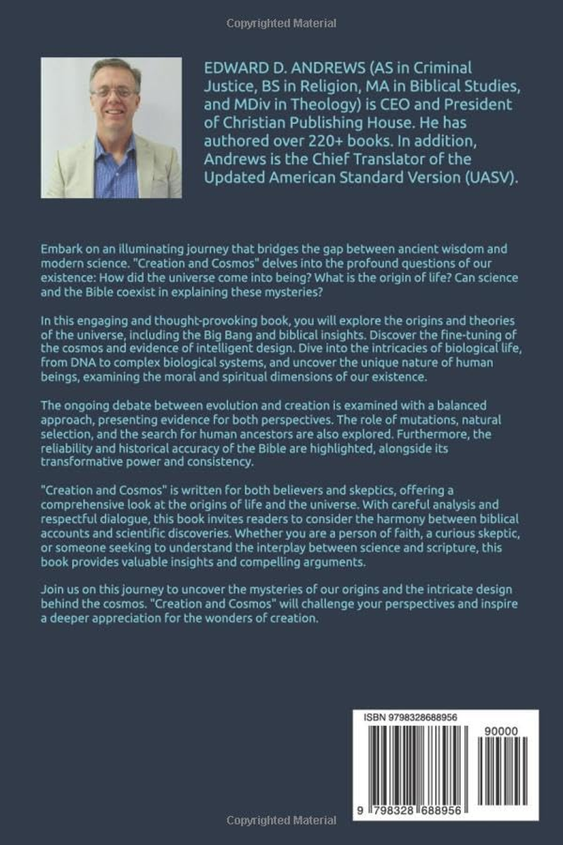 CREATION and COSMOS: a Journey through Creation, Science, and the Origins of Life image number 1