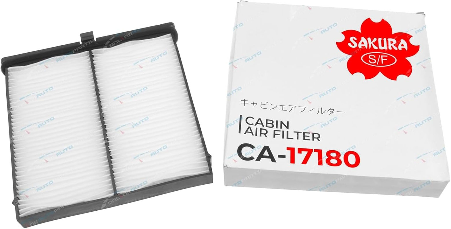 Sakura CA-17180 Cabin Filter - Cross Ref: RCA323P WP10267