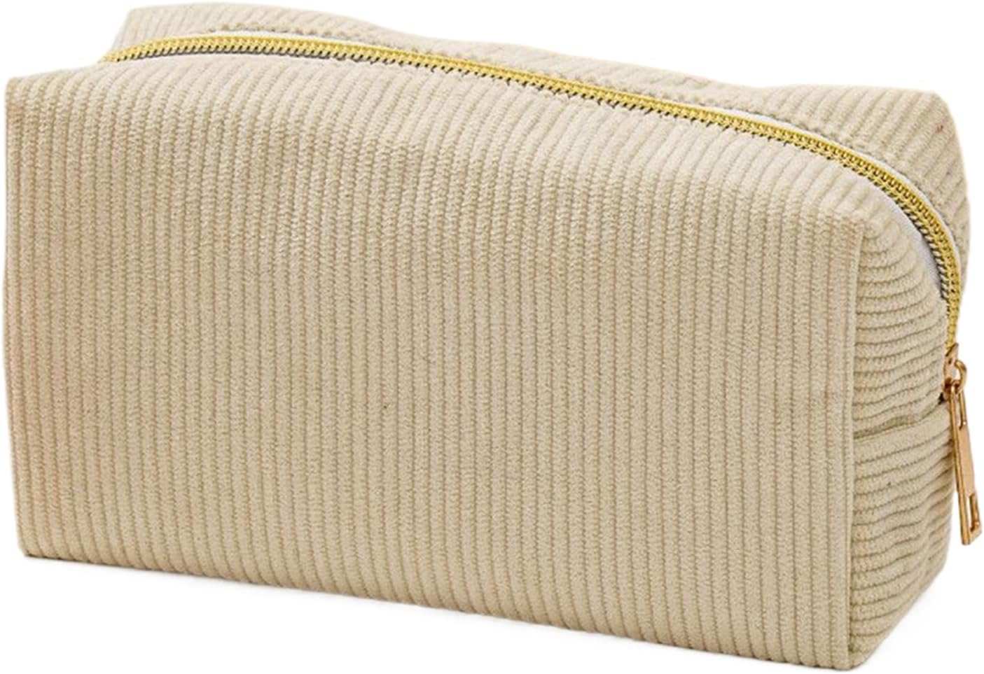 Teen Girl Pencil Case,Aesthetic Corduroy Pencil Case Pouch - Storage Organizer Stationery Supplies Holder for Classroom Pens Marker Teacher Women Office School College image number 2