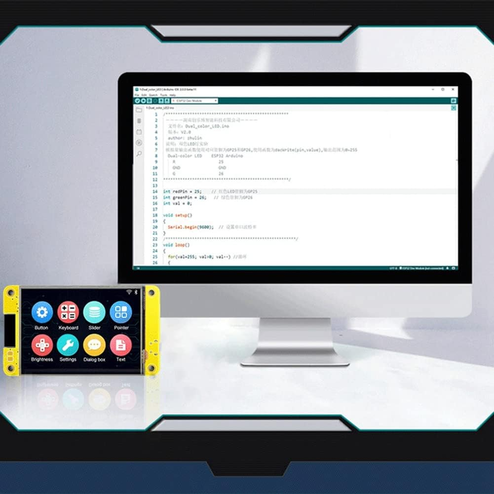 Shusmda ESP32 Development Board Wifi Bluetooth 2.8 Inch 240X320 Smart Display TFT Module Touch Screen image number 3