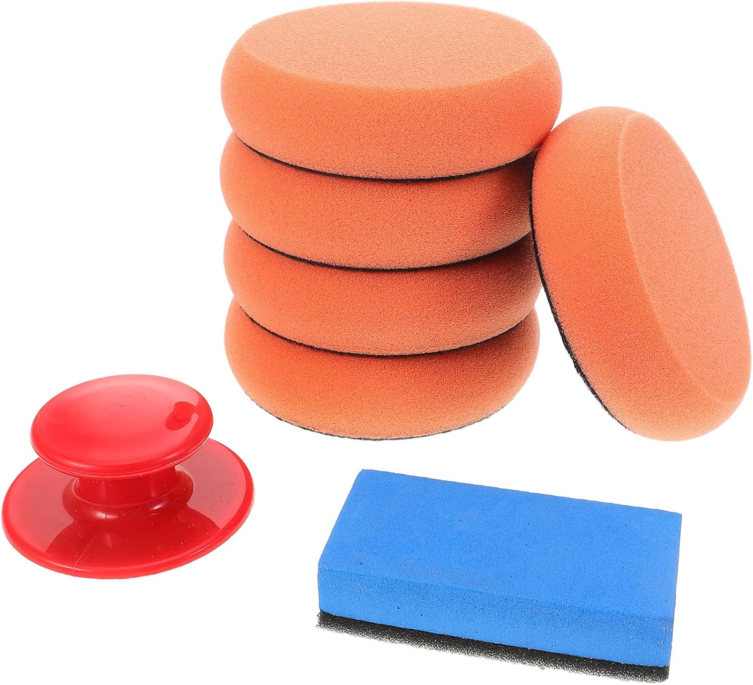 ABOOFAN Waxing Sponge Pad for Car Detailing Tool Car Buffer Pads Comfortable Grip for Wax Removal and Polishing for Automotive Accessories Cleaning image number 5