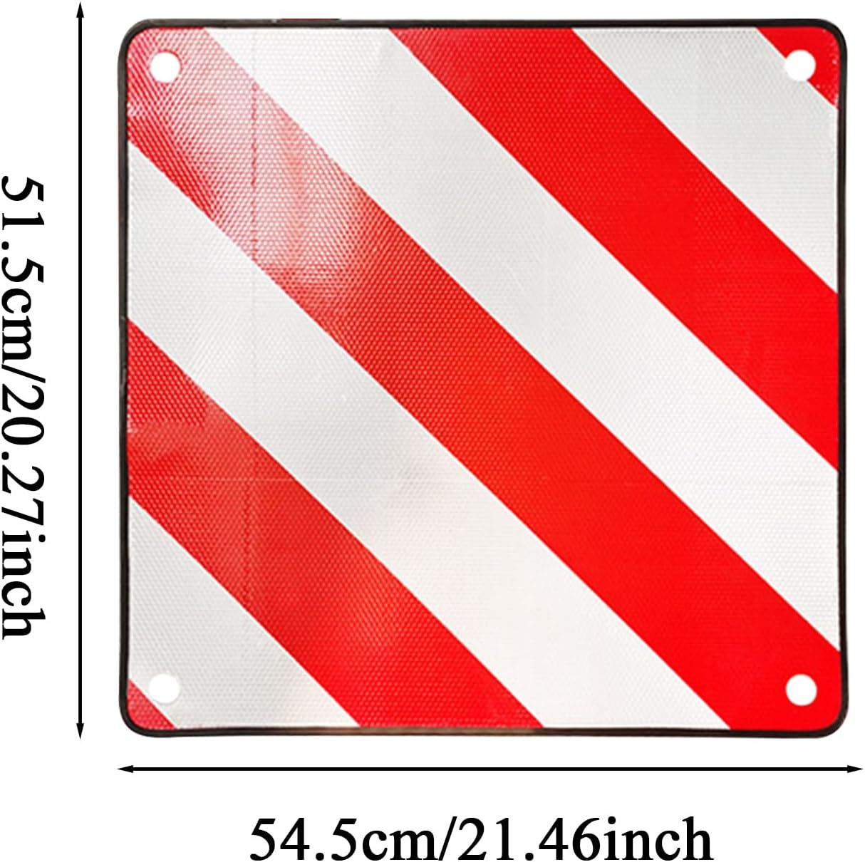 Safety Signs - Car Roadside Warning Board | Red White Square Reflective Alarm for Vehicle Security Road Trip Truck Automotive Auto Car Bike Carrier image number 2