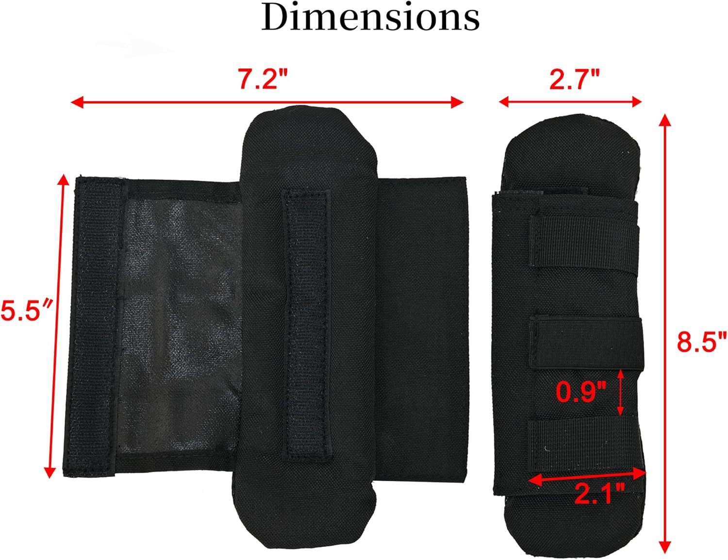 2 Pack Shoulder Strap Pad Vest Shoulder Strap Pads Backpack Strap Pads Fit 2'' Sling Bags Shoulder Straps - Camouflage image number 3