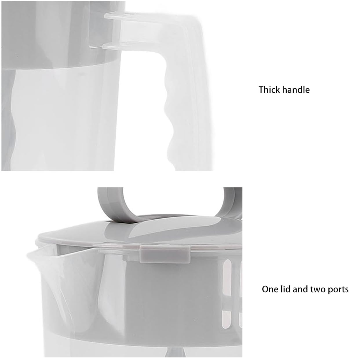 Gernie 2000Ml Breast Milk Pitcher, Press Design, Plastic, 28Cm X 28Cm, Carafe & Lid image number 5