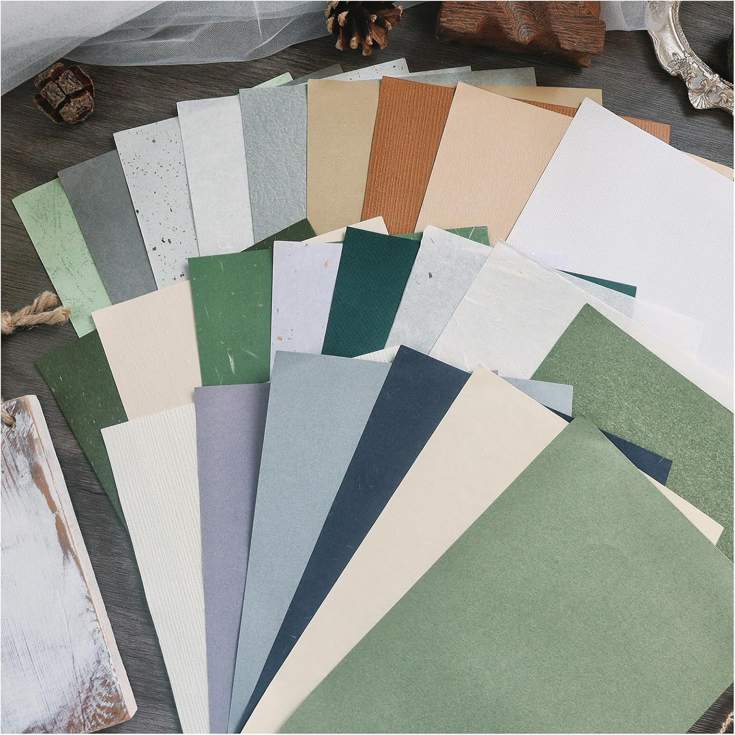 Prstincol 180 Sheets Scrapbook Paper,6 Pack(60 Designs) Rose Story Style Mixed Media Collage Paper for Scrapbooking, Junk Journals, Card Making and Decoupage,3.9X5.5 Inch