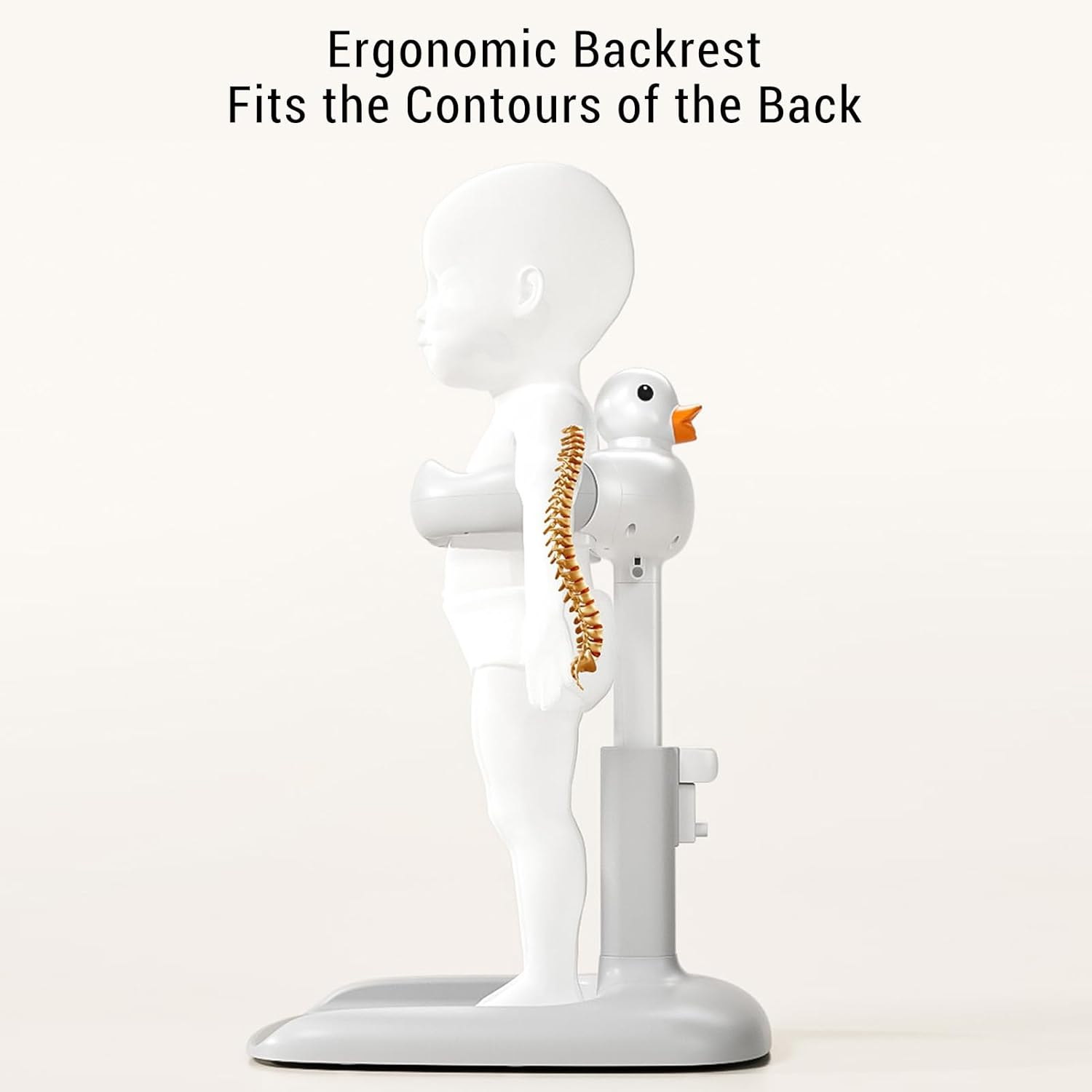 Baby Bath Stand, Adjustable Height anti Slip Foldable Baby Shower Stand, Suitable for Infants 8-36 Months (Khaki) image number 6