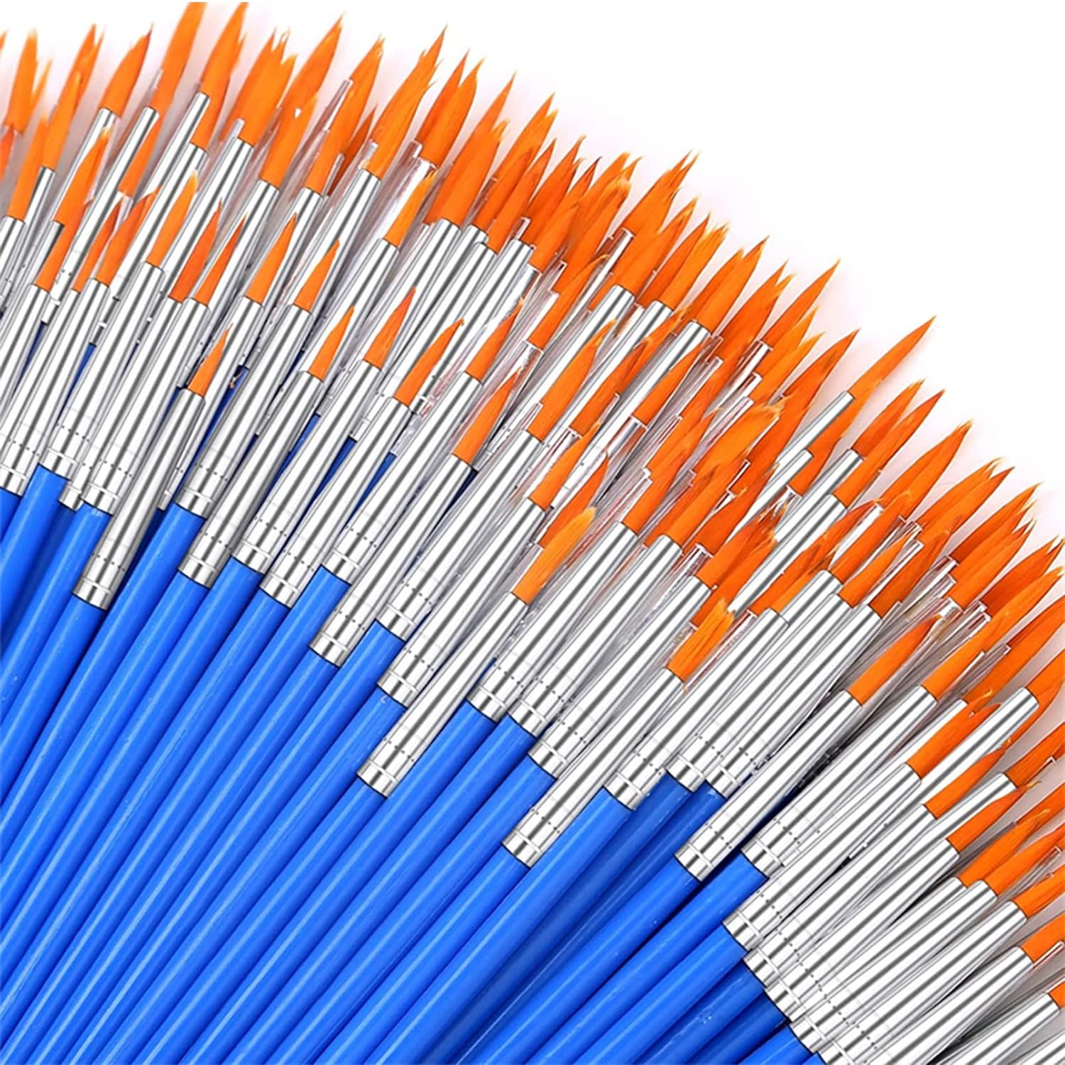 60 Pcs round Paint Brushes,Small Paint Brush for Kids/Students/Starter/Teens/Children ，Detail Paint Brush Set for Art Class Painting/Painting Party/Acrylic Oil Watercolor image number 2