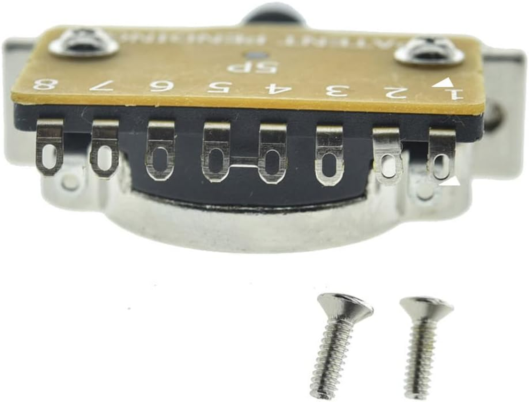 KAISH Heavy Duty 5 Way Guitar Pickup Lever Switch Selector Switch for Strat Tele with 3 Plastic Tips