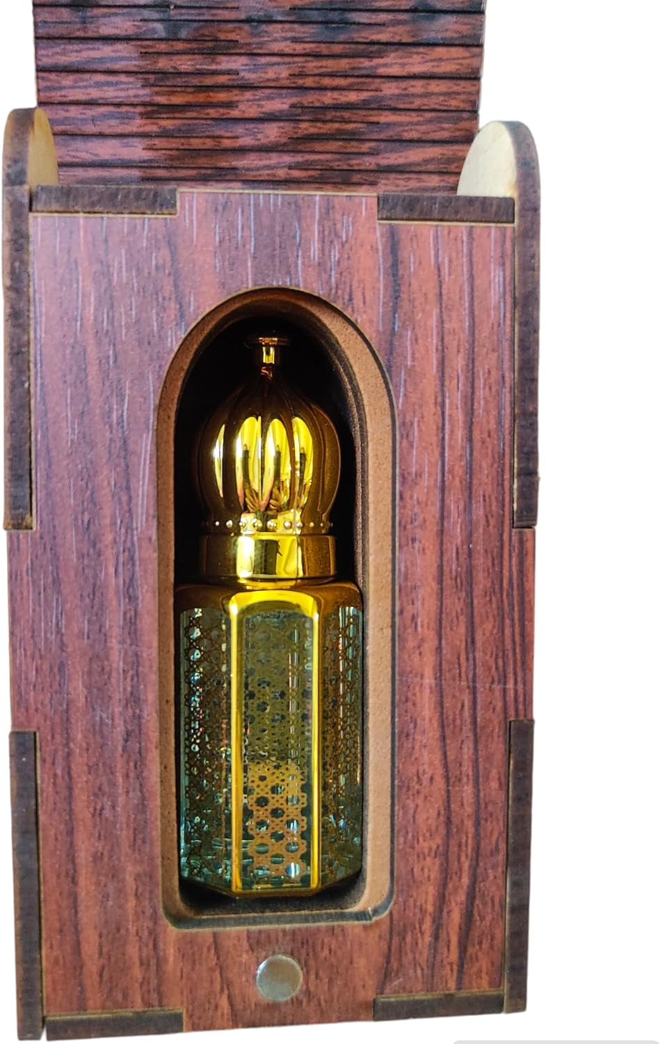 Levenmooi Arabian Rose Attar Perfume Oil &ndash; Alcohol-Free | Natural Long-Lasting Fragrance for Men & Women | Roll-On Perfume | Available in Travel Size with Wooden Box | 12Ml image number 2