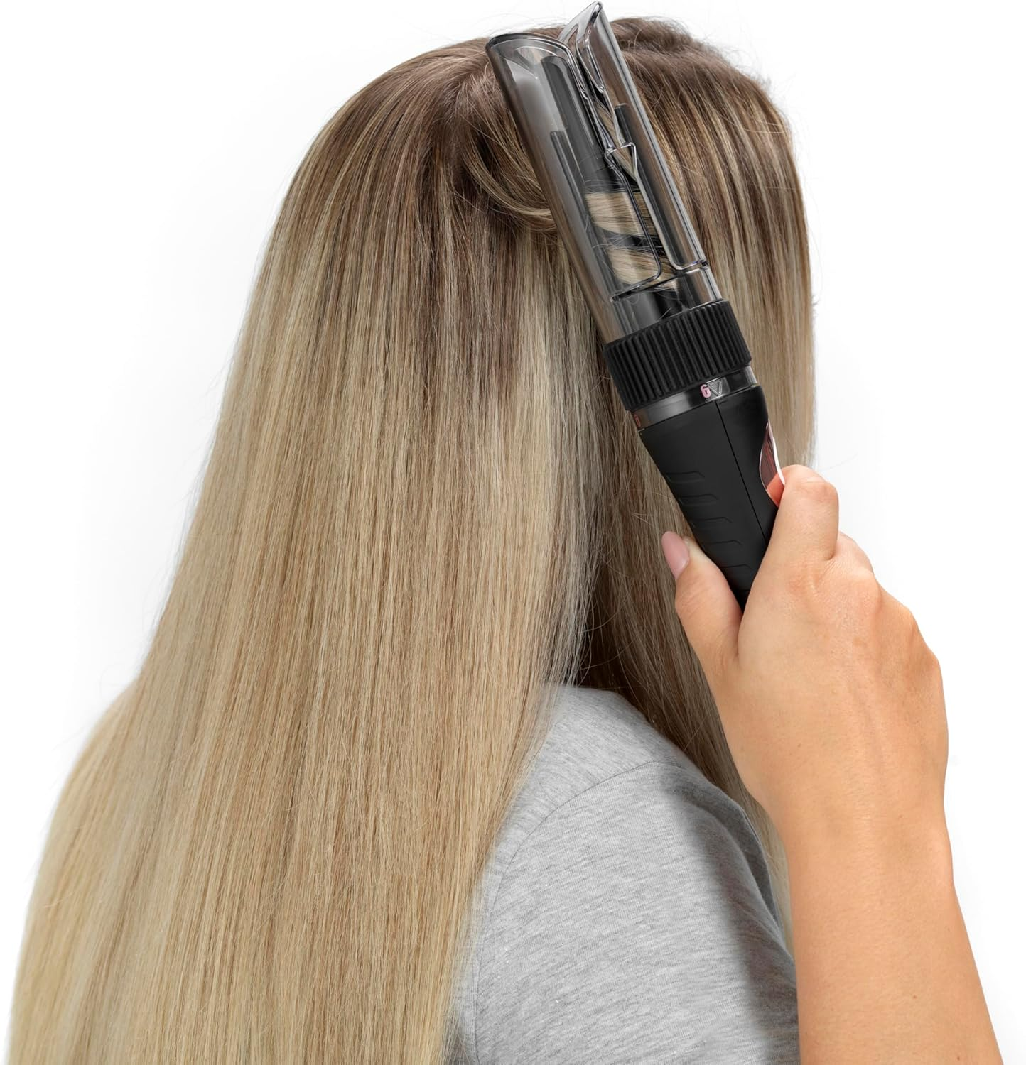 Babyliss Curl Secret Lite Automatic Curls - Fast and Effortless Curls with 5 Temperature Settings up to 210&deg; - Black and Rose Gold C1031E image number 2