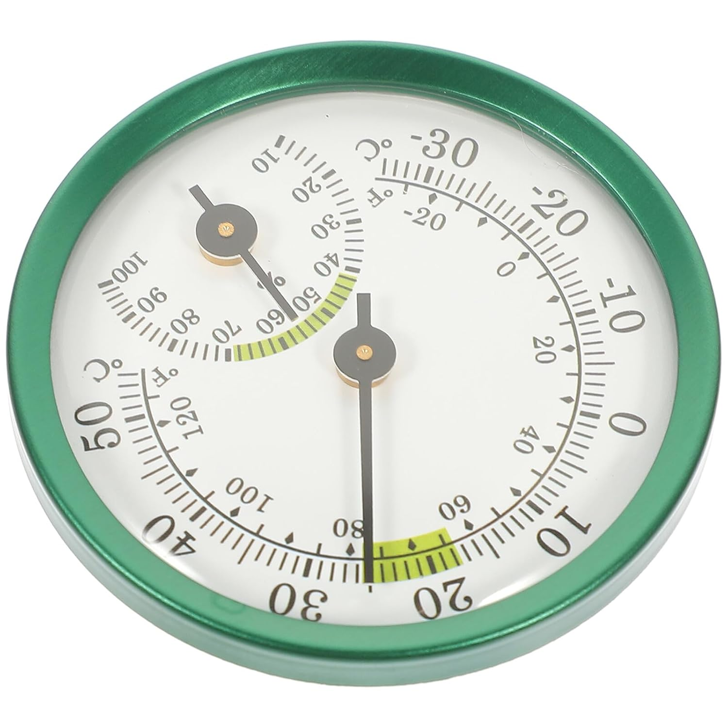 Kisangel Wall Mounted Hygrometer Thermometer with Numbers Digital Indoor Outdoor Humidity Gauge for Home Office Sauna Moisture Monitoring image number 1