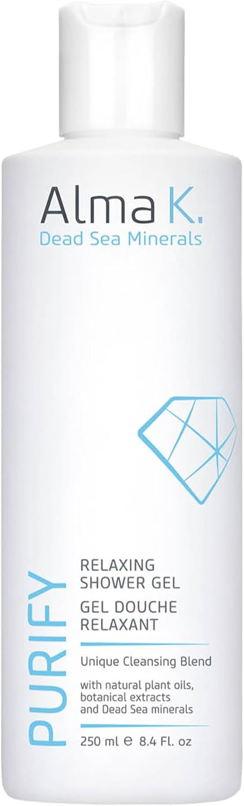 Alma K, Relaxing Shower Gel, Replenishes Skin Removes Impurities with Dead Sea Minerals, 250Ml image number 2