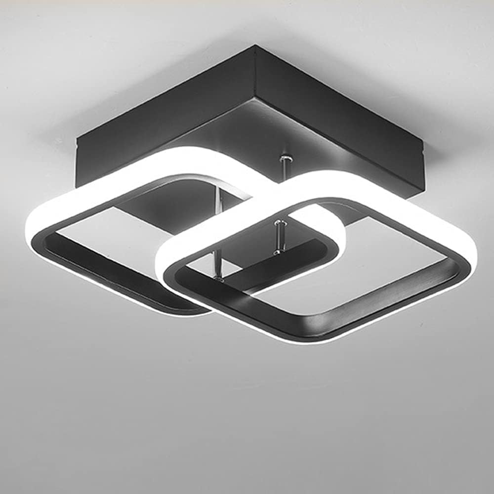 KEPHTH LED Ceiling Light Modern Square LED Ceiling Lamp 6000K White Ceiling Lighting Fixture for Kitchen Bedrooms Hallway Office image number 1