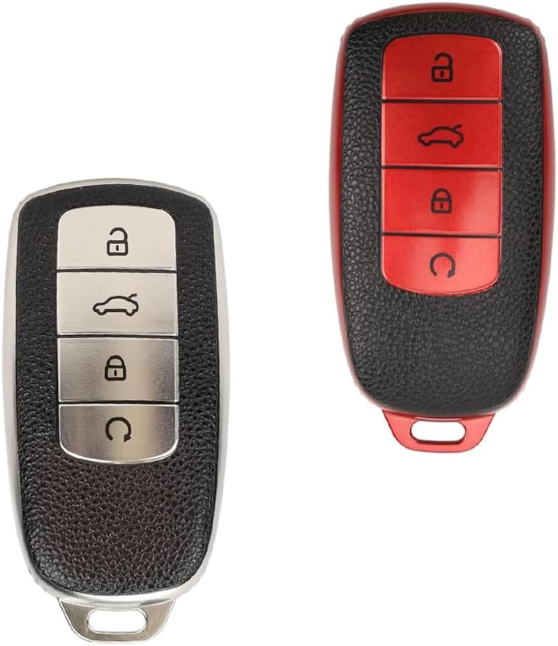 2-Pcs Smart Car Key Fob Cover, TPU Protector Case Compatible with Chery Omoda 5 & Tiggo 8 Pro (Anti-Scratch, Shockproof Key Shell) image number 2