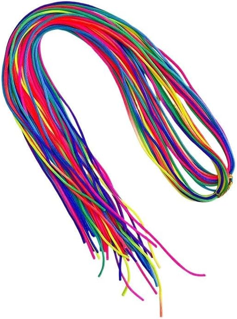 32 Pieces Colored Hair Bobbles for Braids Gradient Hair Ties Hair Bobbles Hair Accessories for Women and Girls