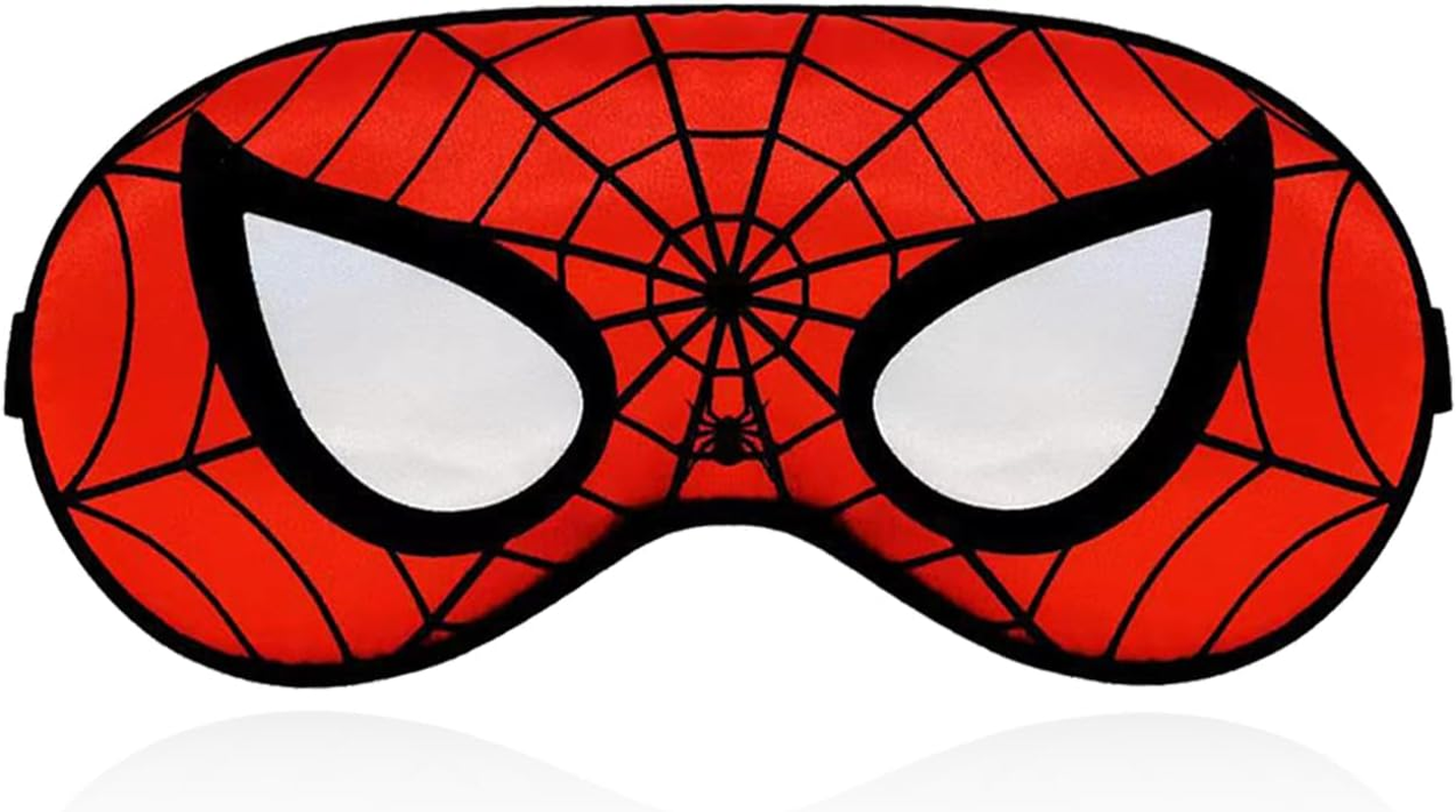 Cute Silk Sleep Mask, 1PACK Kids Eye Mask with Lightweight Adjustable Strap for Sleeping Boys Girls Women Men Travel Party Supplies