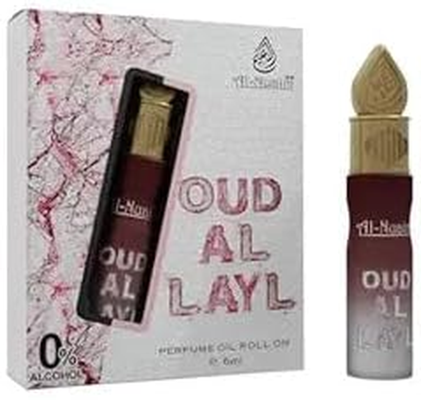 Generic Oud Al Layl Attar Roll on Perfume Oil, Alcohol-Free, 6Ml