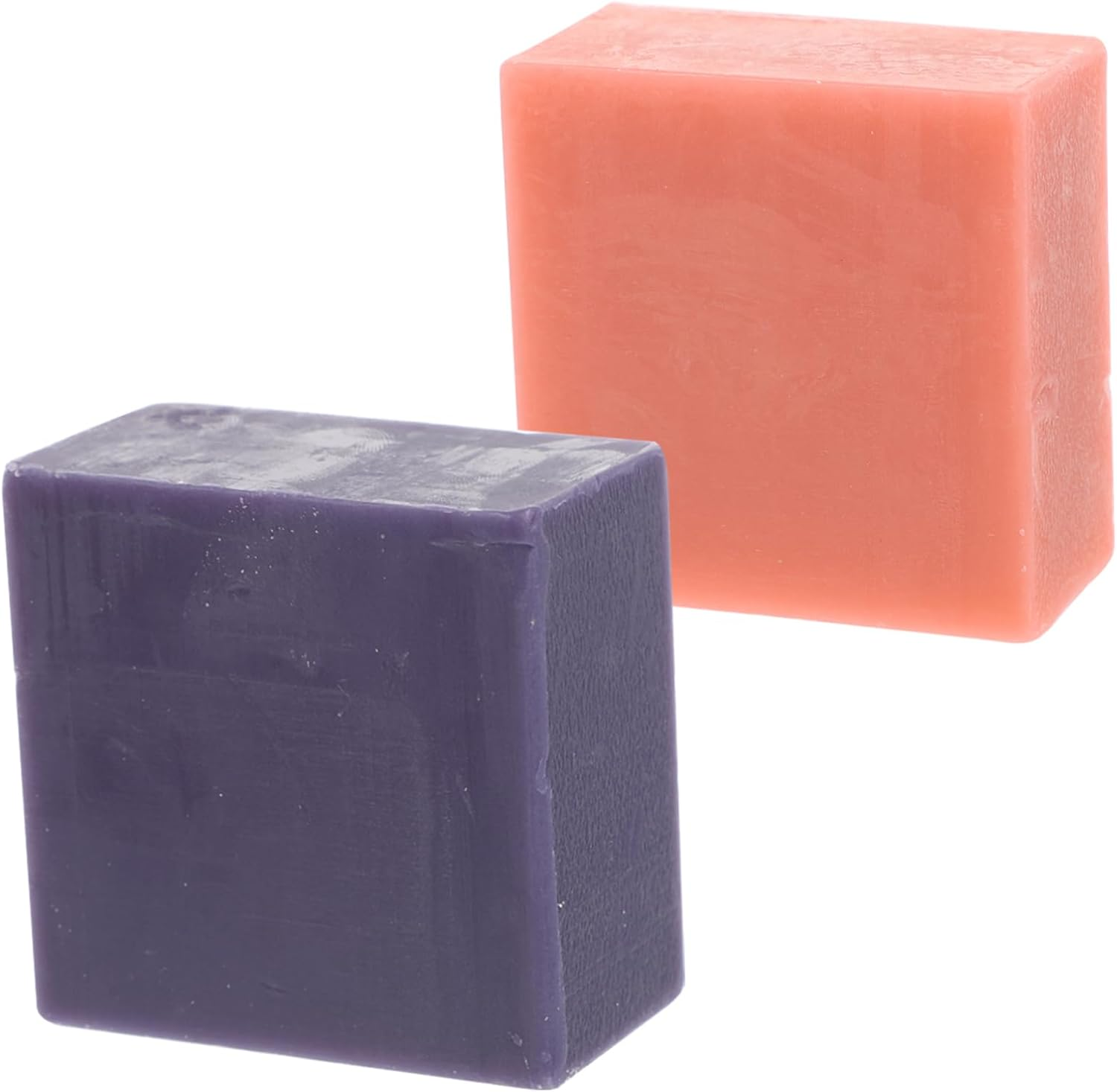 LALADEFIEE 2Pcs Natural Handmade Bath Soap Bars for Women Essential Oil Cleanser Individually Wrapped Body Soap