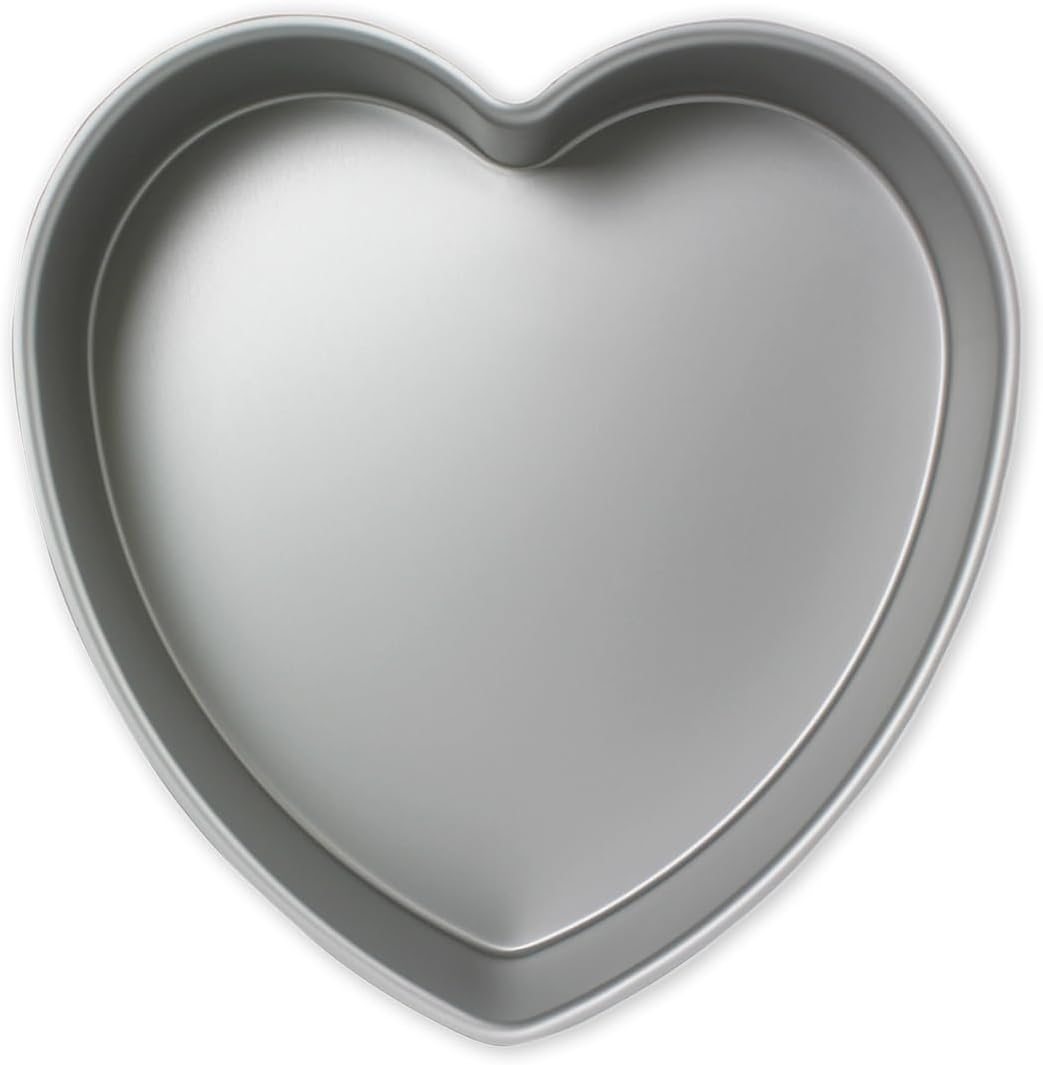 PME Anodised Aluminium Heart Cake Pan,Silver,6 X 3-Inch Deep image number 2