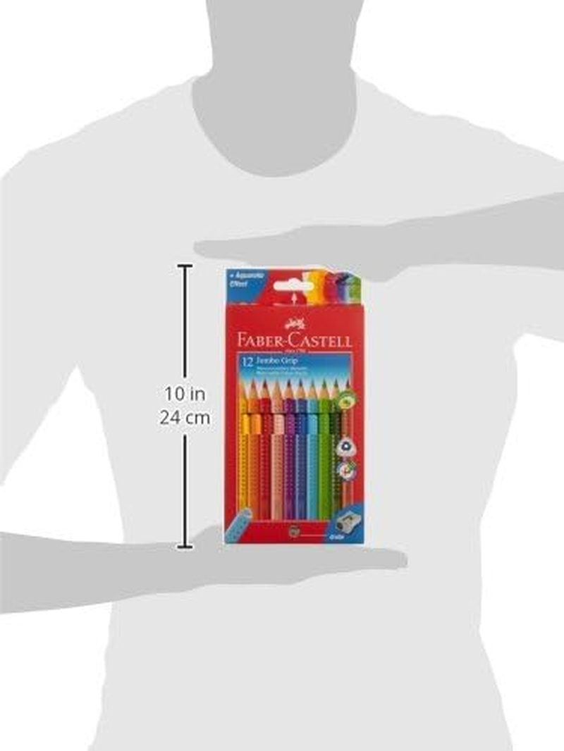 Faber-Castell 110912 Jumbo Grip Coloured Pencil (Pack of 12) image number 4