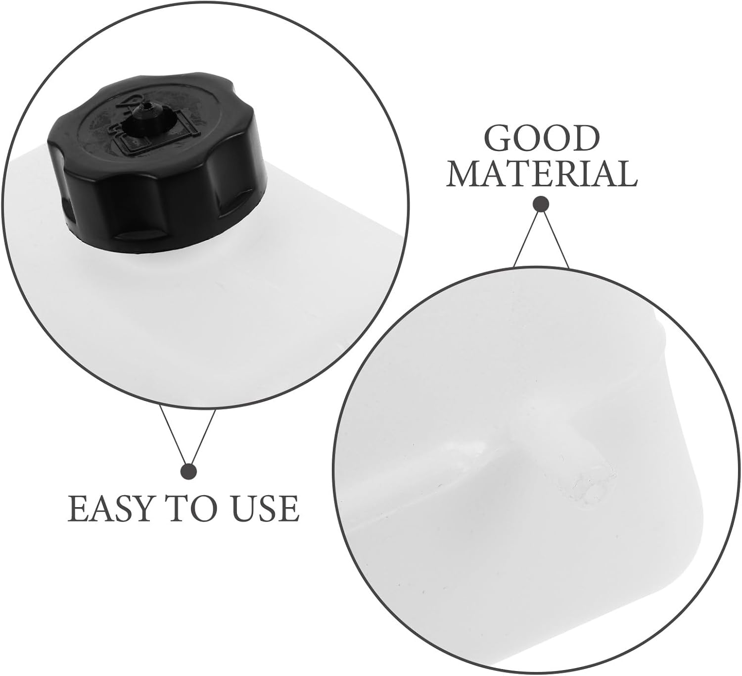 FELTECHELECTR Universal Mini Dirt Bike Plastic Gas Tank Cap for 43Cc 47Cc 49Cc 2 Stroke Motorcycles, Replacement Bottle Accessory Compatible with Generator Gas Tanks and Motorbike Parts image number 5