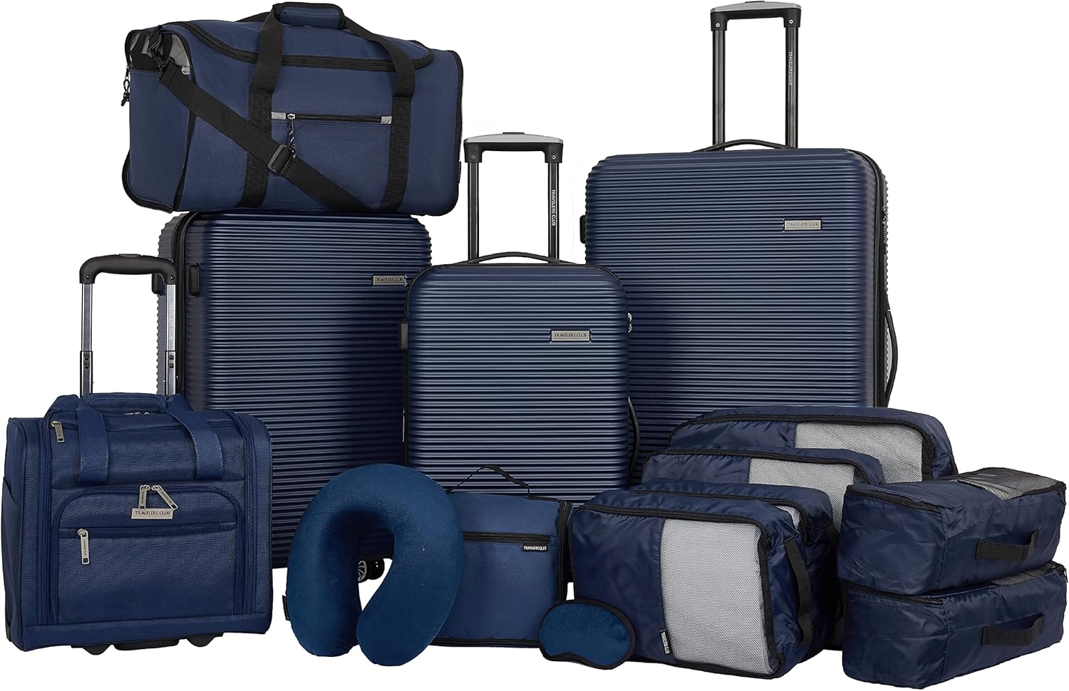 Travelers Club 14-Piece Riddock Luggage and Travel Accessories Set