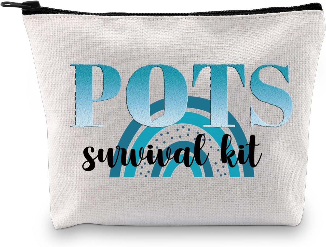 G2TUP POTS Awareness Gift POTS Survival Kit POTS Syndrome Fighter Warrior Cosmetic Bag Dysautonomia Awareness Gift, POTS Survival Kit MB