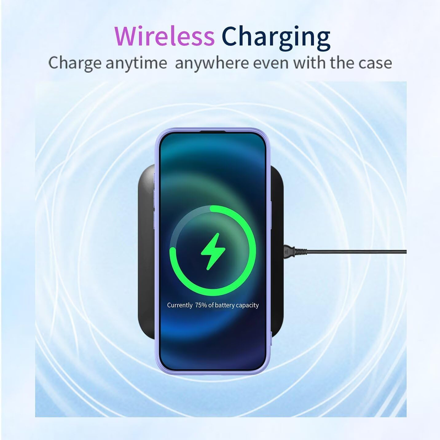 BORYA Silicone Case for Motorola Edge 60 Fusion, Ultra Thin Shockproof Mobile Phone Case, Silky Soft TPU Protective Case, Simple Elegant Colour Pattern Cover, Microfibre Lining Case, P1 image number 1