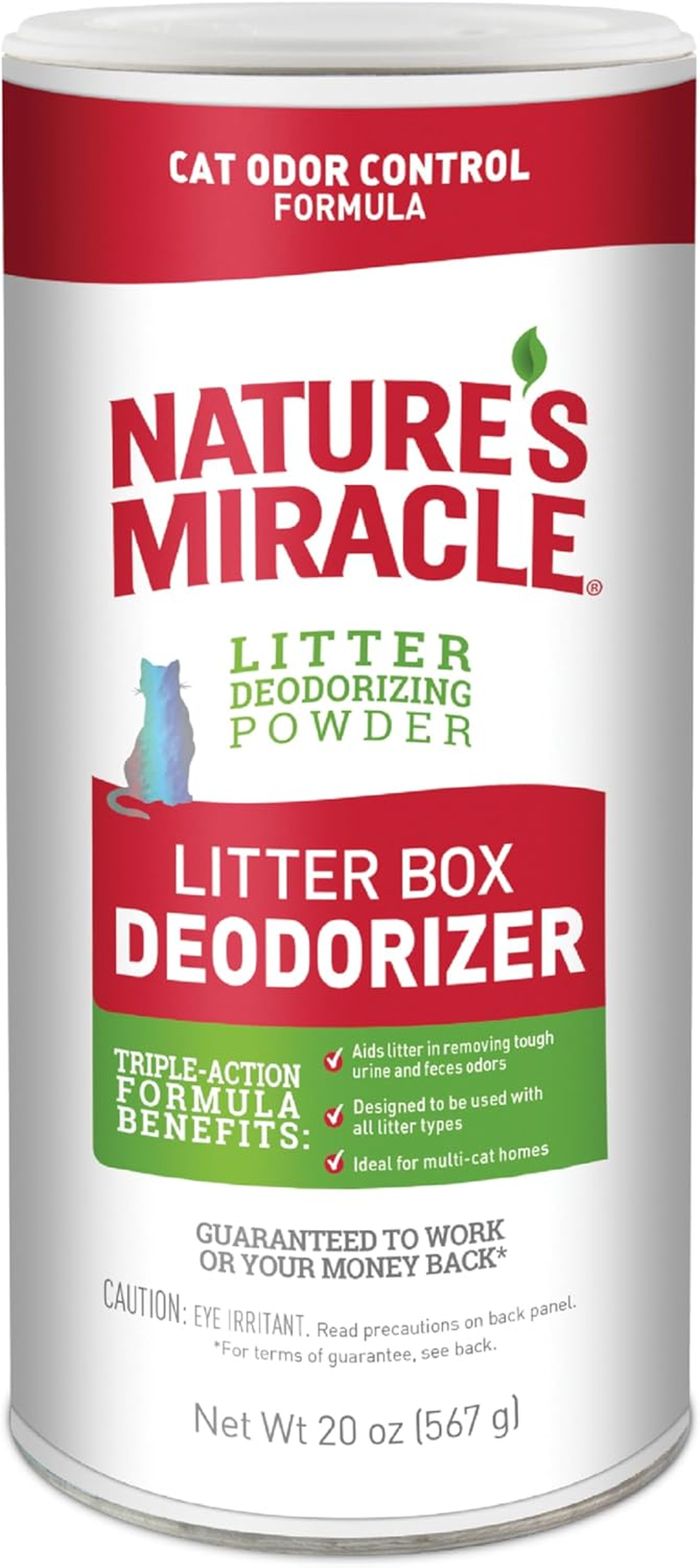 Nature'S Miracle Litter Box Deodorizer, 567G, Litter Deodorizing Powder, Cat Odor Control Formula image number 2