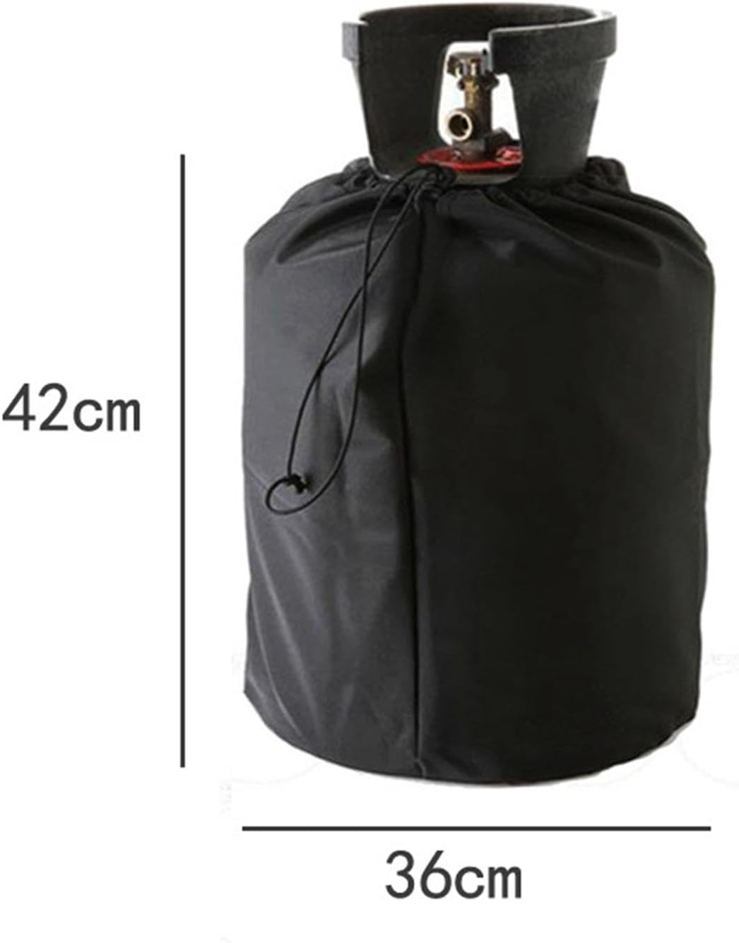 Gas Tank Bags Gas Tank Cover Can Bag Waterproof Drawstring Dust Cover Storage Bag Gas Bottle Cover for Camping Outdoor Work image number 3