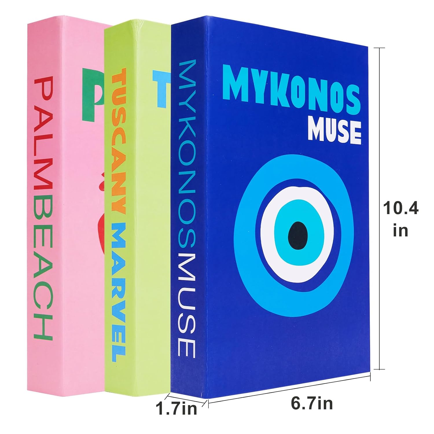 8 Pack Coffee Table Books Decor | Beautiful Decorative Books for Home | Vintage Style Book Set | Perfect for Styling Shelves & Coffee Tables Set image number 3