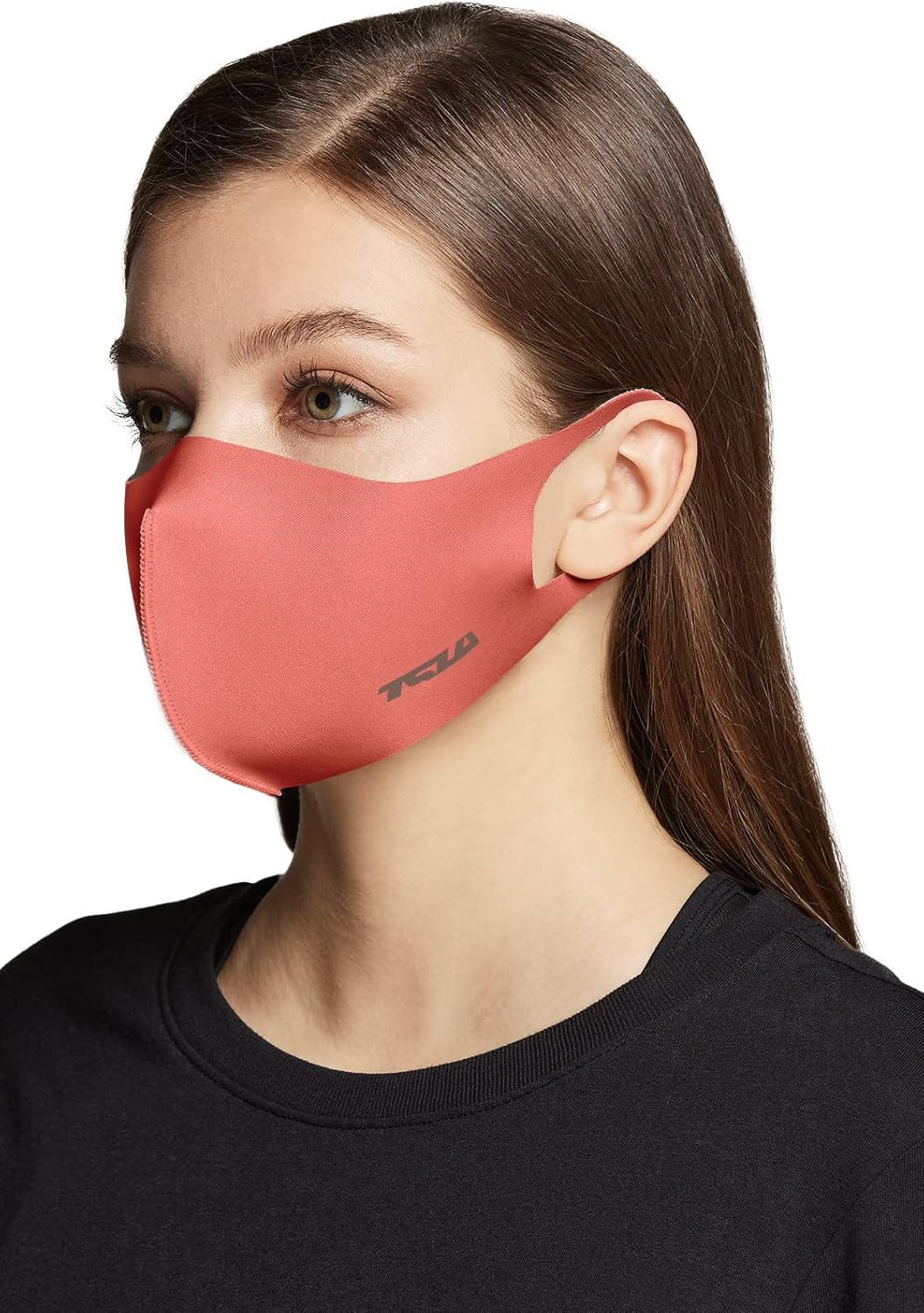 TSLA Men & Women'S Copper Infused Face Mask, Washable Reusable Face Masks, UPF 50+ Lightweight Breathable Mask, Large image number 3