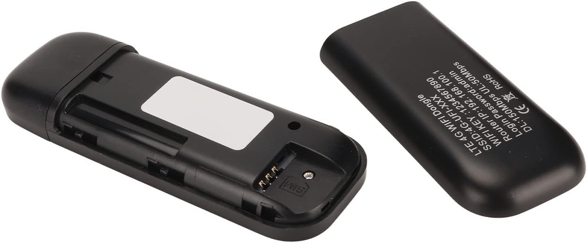 4G LTE USB Portable Wifi Router, 150Mbps Pocket Mobile Hotspot Support 10 Users, Wireless Network Router for Tablet Laptop Black image number 3