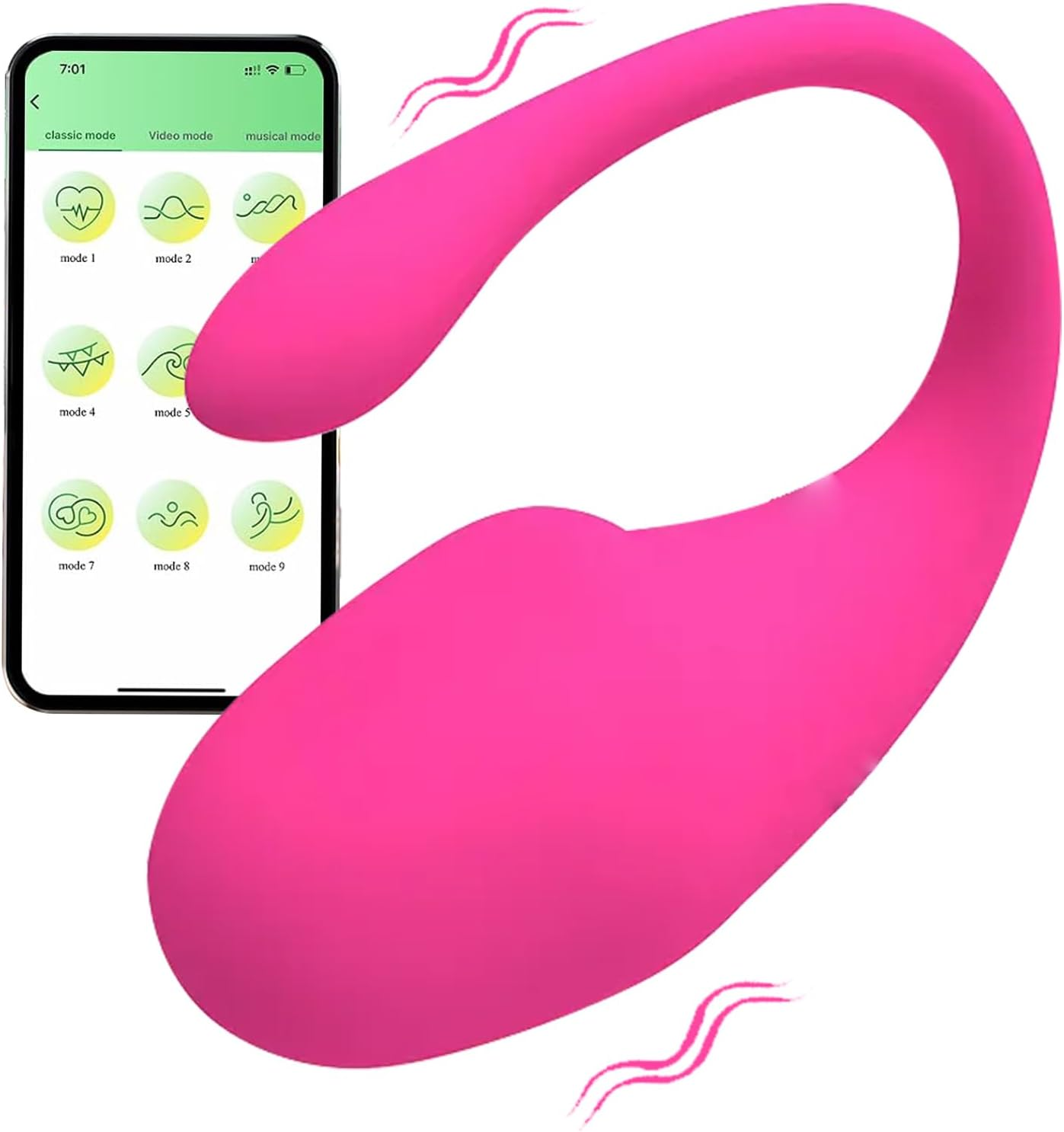 Zenvibe Rabbit Vibrator Sex Toy Women Bluetooth App Control Wearable Couple with 10 Vibrations Long Distance Rechargeable Waterproof Vibrator Clitoris Stimulator Erotic Massager Wearable Panty Device, Discreet, Quiet and Fun image number 1