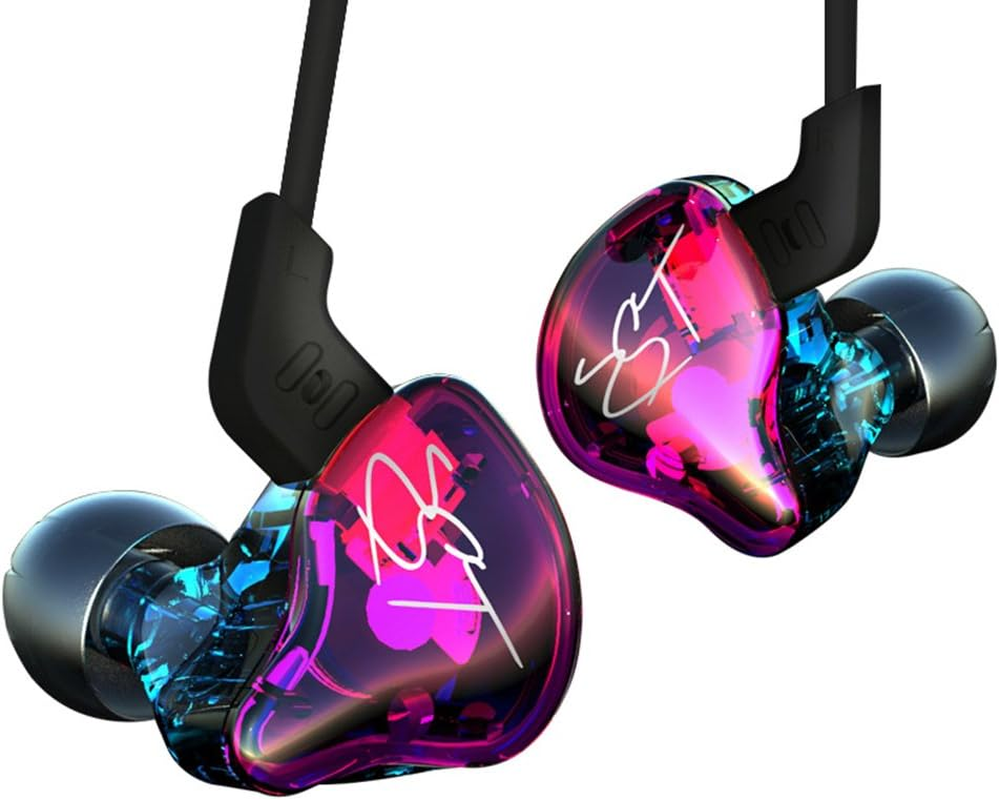 KZ ZST Dynamic Hybrid Dual Driver in Ear Earphones (Colorful with Mic) image number 4