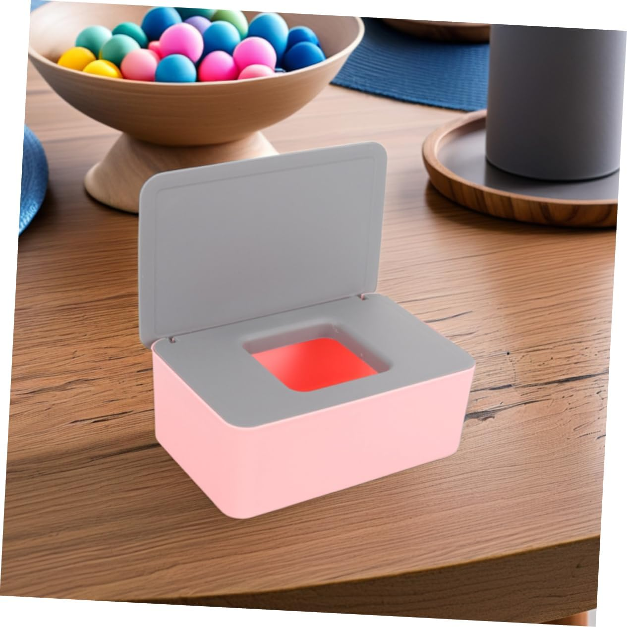 Garneck 2Pcs Portable Wipe Dispenser Stylish Wet Tissue Storage Box for and Home Use Airtight Seal Keeps Wipes Fresh and Moist for Diaper Bags and Outdoor Activities