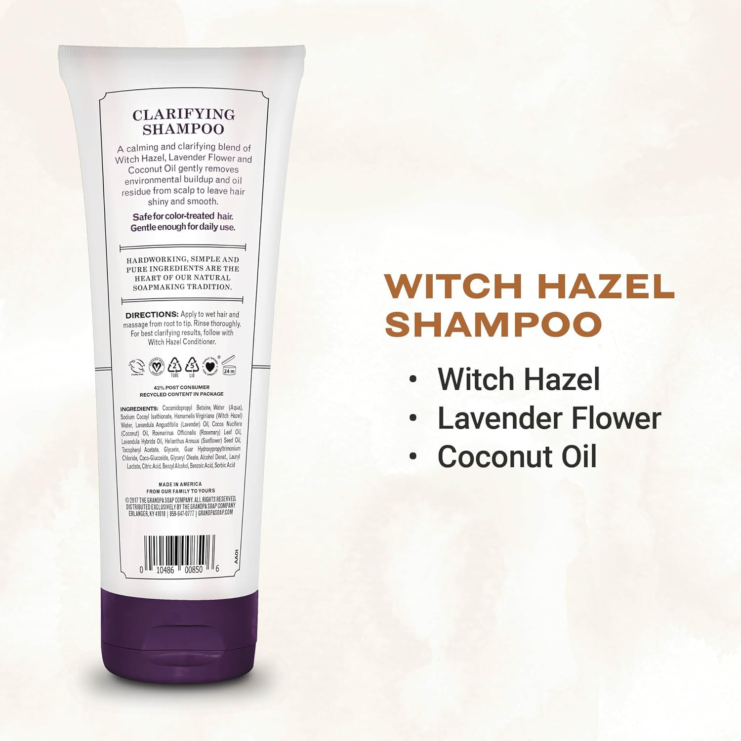 The Grandpa Soap Co. - Clarify Shampoo Witch Hazel - 8 Fl. Oz. image number 3