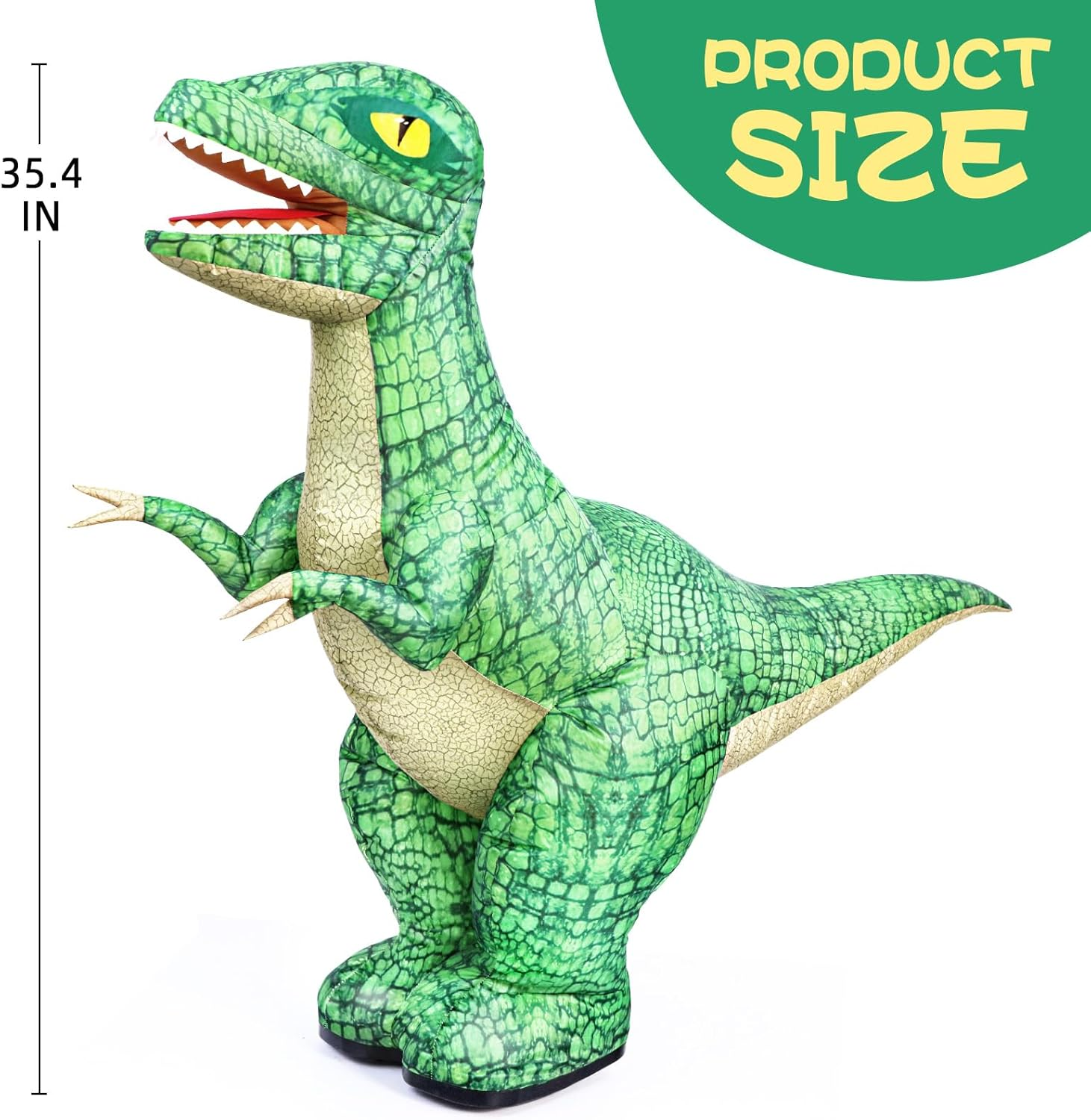 2.4GHZ Remote Control Inflatable Dinosaur Toy for Kids,Realistic Electric Toy Dinosaur with 360&deg;Rotation,Forward & Backward,Rechargeable Walking Dinosaur Toy for Boys Kids Age 6-8 8-12 Birthday Gifts