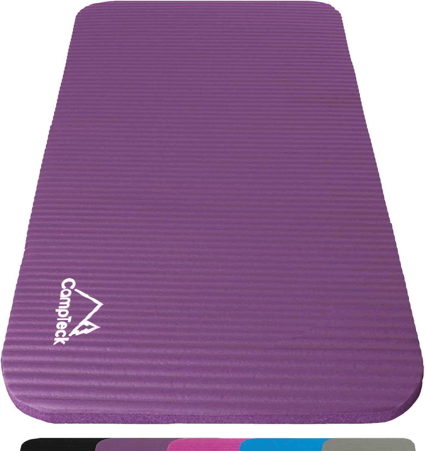 Campteck Non-Slip Yoga Knee Pad Soft Foam Mat for Fitness, Exercise, Workout, Gym, Pilates - Grey image number 6