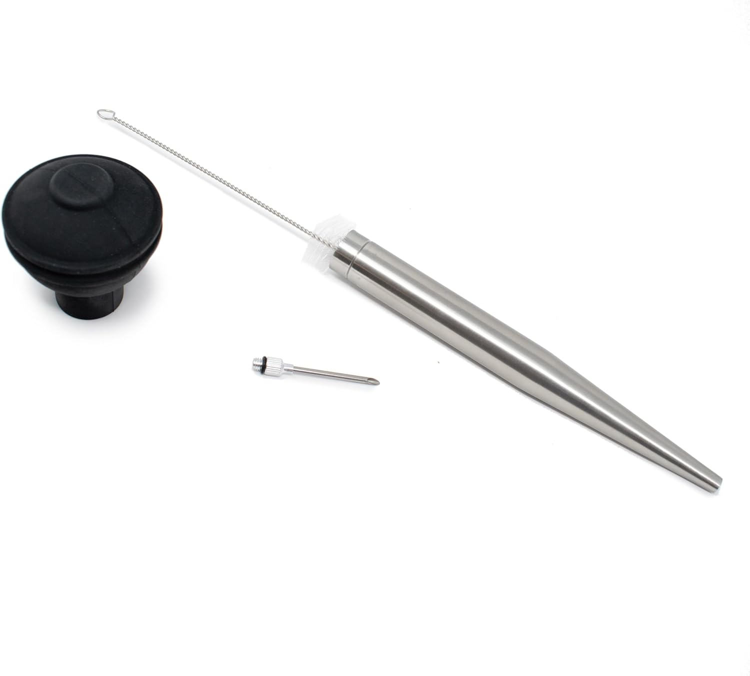 Norpro Deluxe Stainless Steel Baster with Injector and Cleaning Brush image number 6